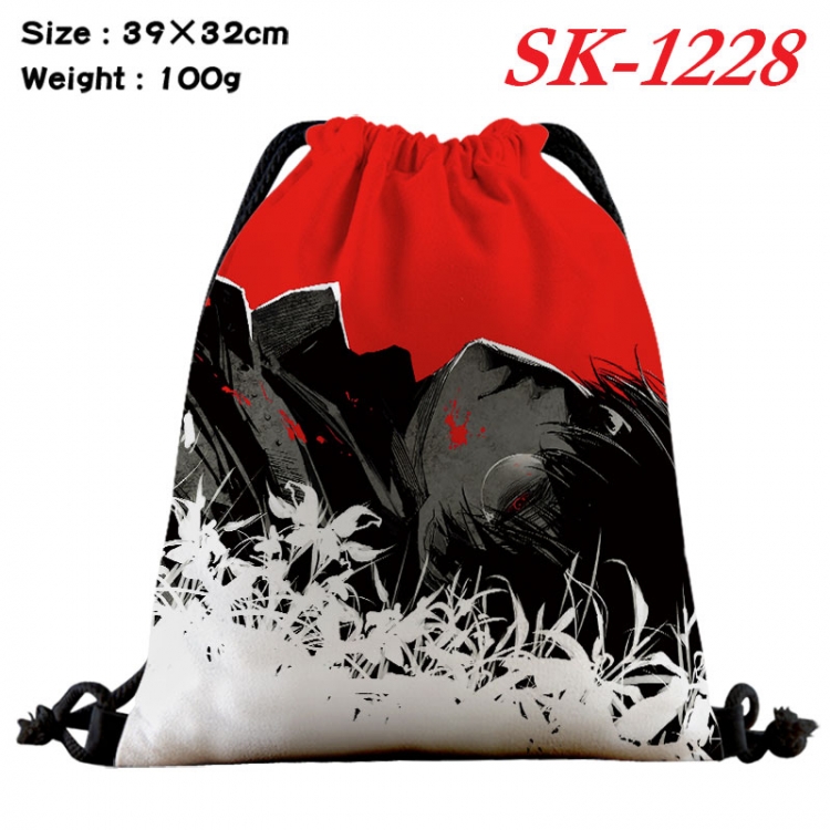 Tokyo Ghoul cartoon Waterproof Nylon Full Color Drawstring Pocket 39x32cm   sk-1228