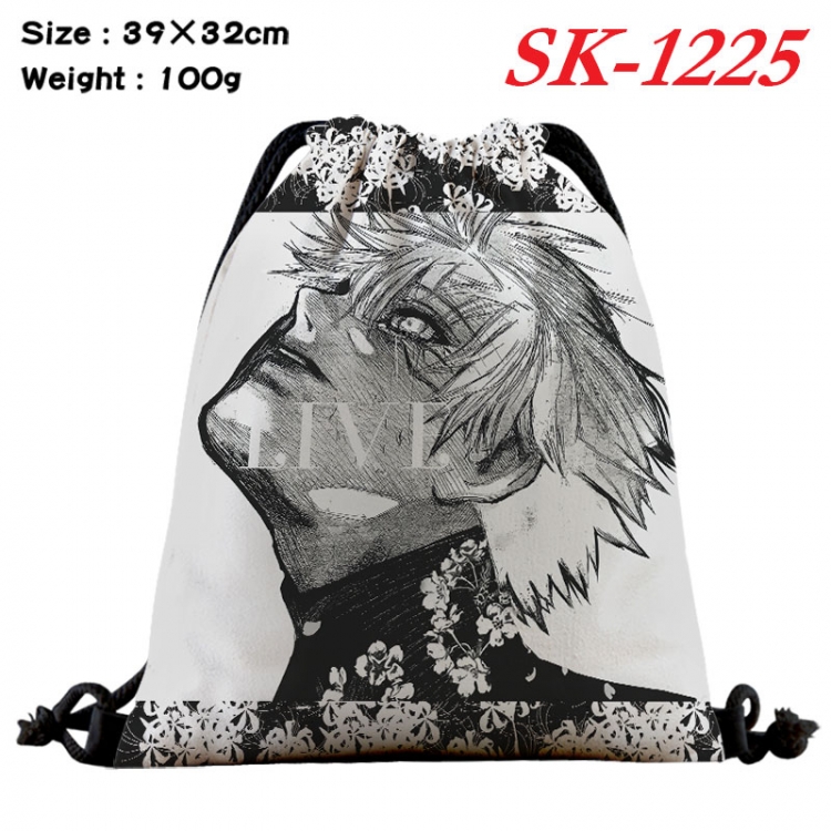 Tokyo Ghoul cartoon Waterproof Nylon Full Color Drawstring Pocket 39x32cm  sk-1225