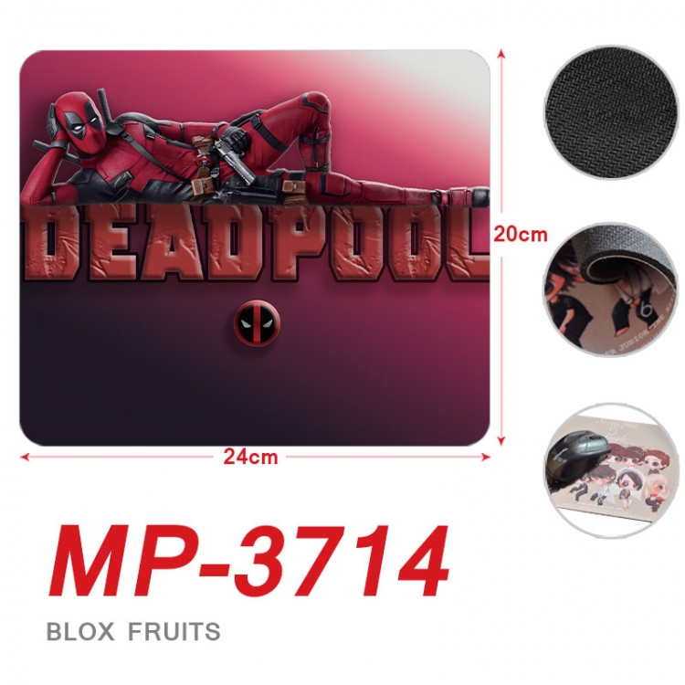 Marvel Anime Full Color Printing Mouse Pad Unlocked 20X24cm price for 5 pcs