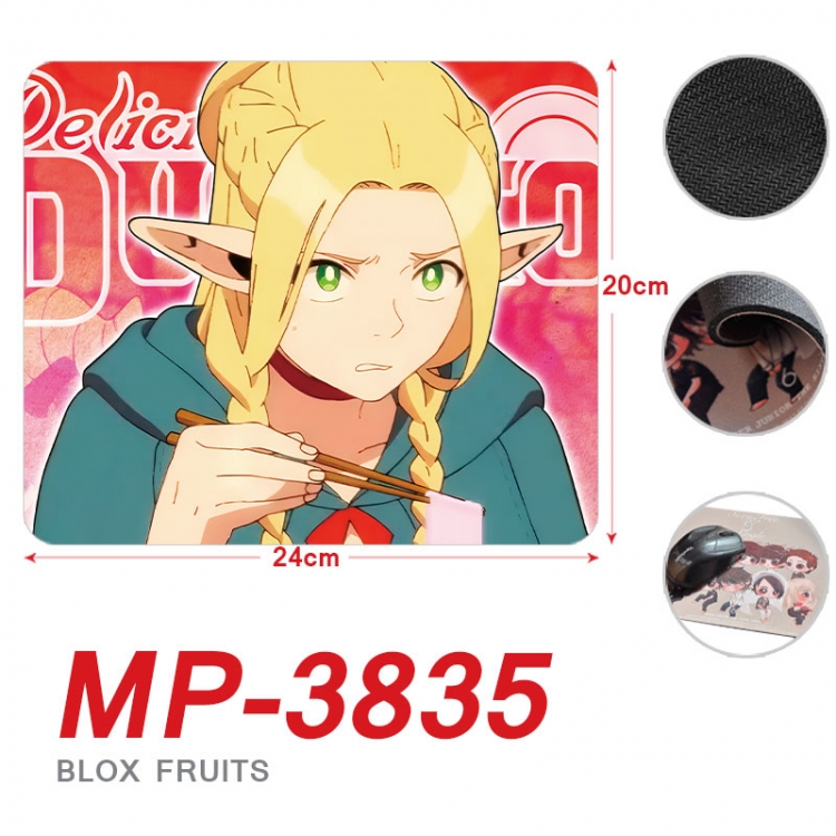 Delicious in Dungeon Anime Full Color Printing Mouse Pad Unlocked 20X24cm price for 5 pcs mp-3835