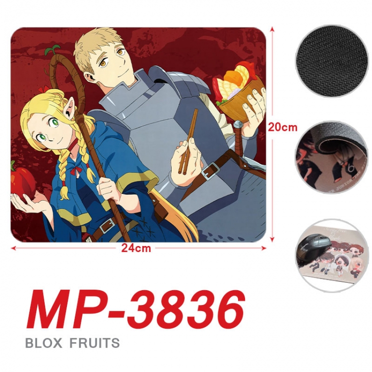 Delicious in Dungeon Anime Full Color Printing Mouse Pad Unlocked 20X24cm price for 5 pcs mp-3836