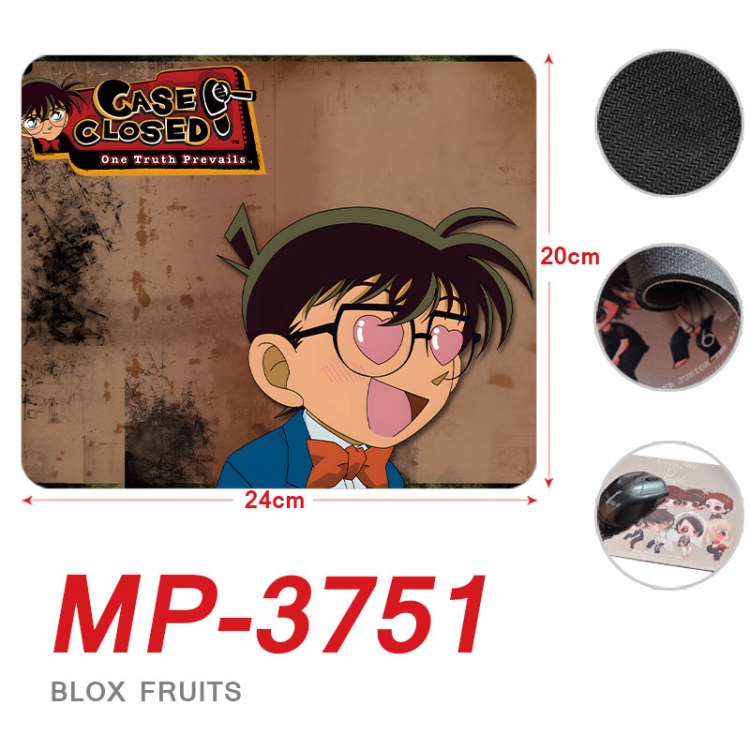 Detective conan Anime Full Color Printing Mouse Pad Unlocked 20X24cm price for 5 pcs