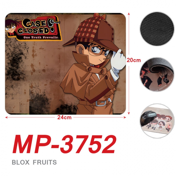 Detective conan Anime Full Color Printing Mouse Pad Unlocked 20X24cm price for 5 pcs