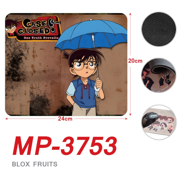 Detective conan Anime Full Color Printing Mouse Pad Unlocked 20X24cm price for 5 pcs