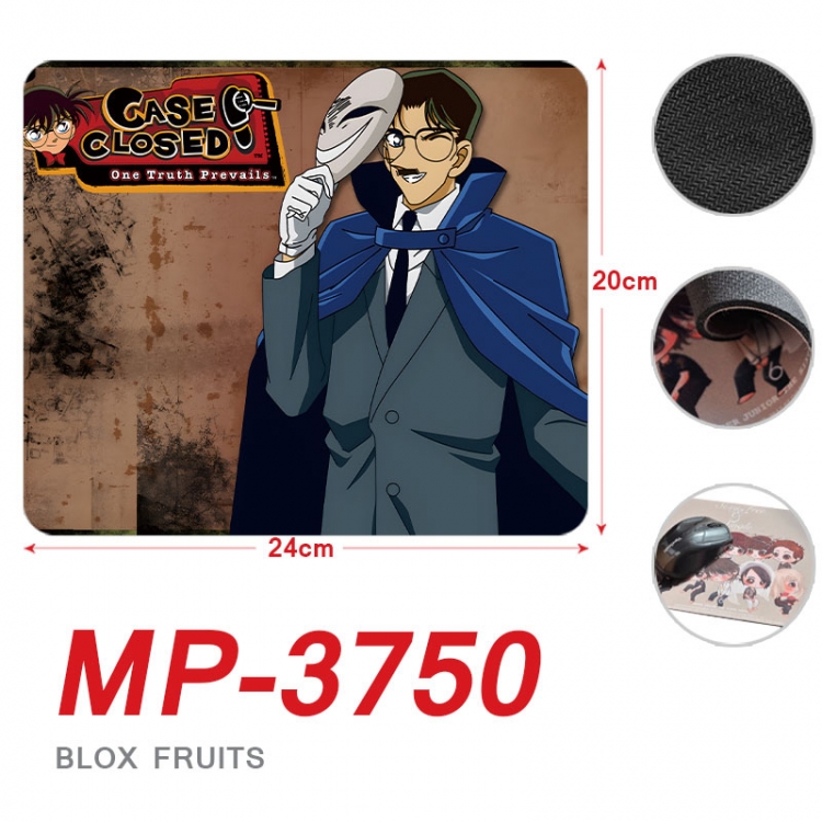 Detective conan Anime Full Color Printing Mouse Pad Unlocked 20X24cm price for 5 pcs