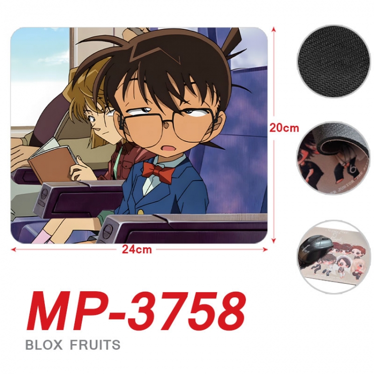 Detective conan Anime Full Color Printing Mouse Pad Unlocked 20X24cm price for 5 pcs