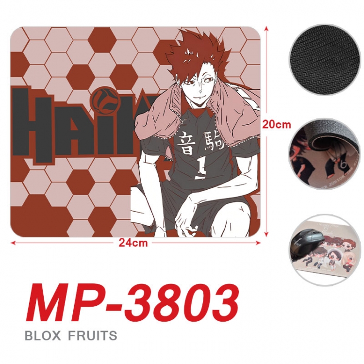 Haikyuu!! Anime Full Color Printing Mouse Pad Unlocked 20X24cm price for 5 pcs mp-3803