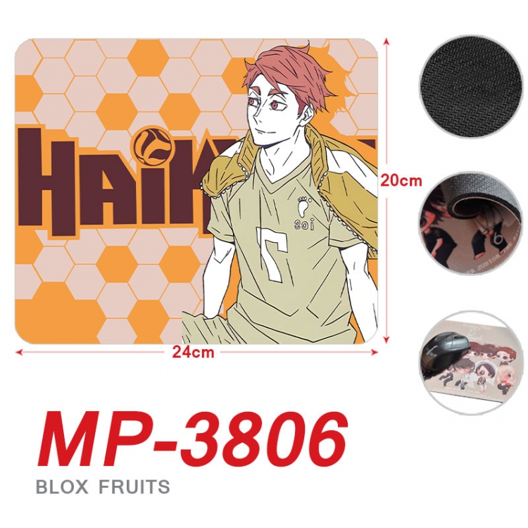 Haikyuu!! Anime Full Color Printing Mouse Pad Unlocked 20X24cm price for 5 pcs  mp-3806