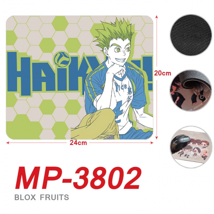 Haikyuu!! Anime Full Color Printing Mouse Pad Unlocked 20X24cm price for 5 pcs  mp-3802