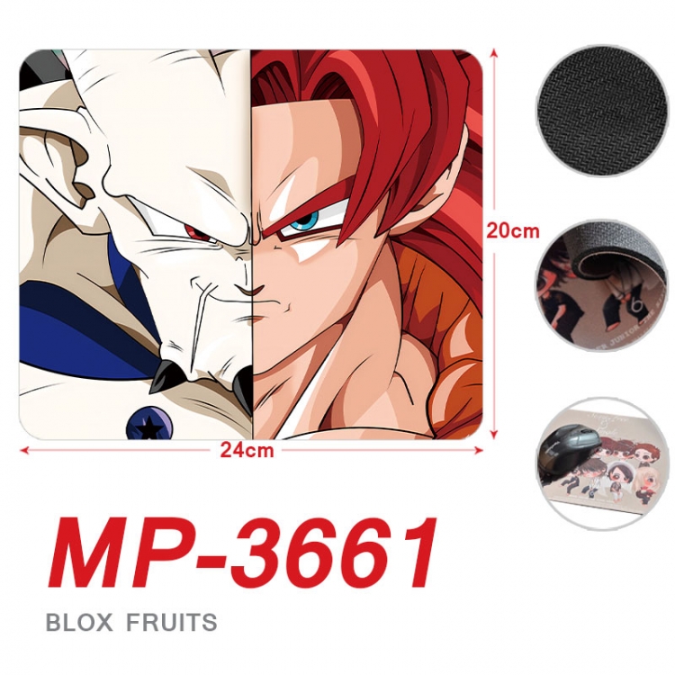 DRAGON BALL Anime Full Color Printing Mouse Pad Unlocked 20X24cm price for 5 pcs