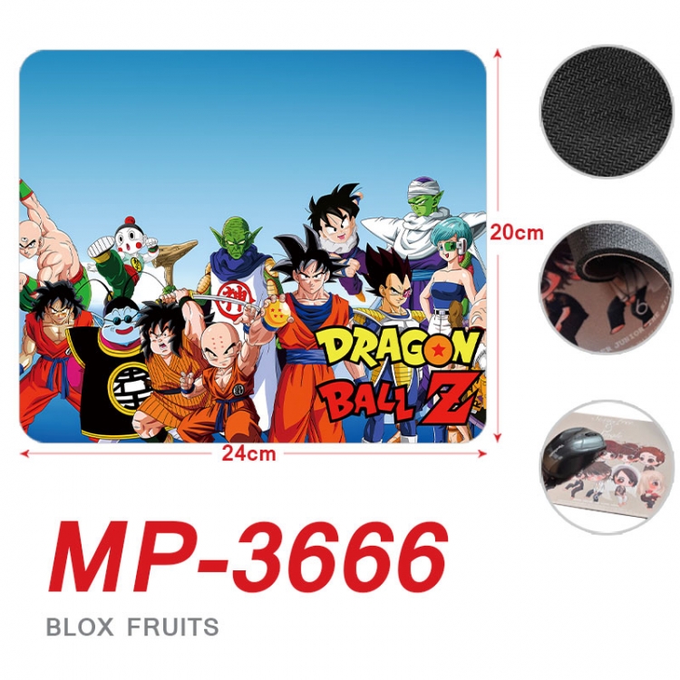 DRAGON BALL Anime Full Color Printing Mouse Pad Unlocked 20X24cm price for 5 pcs