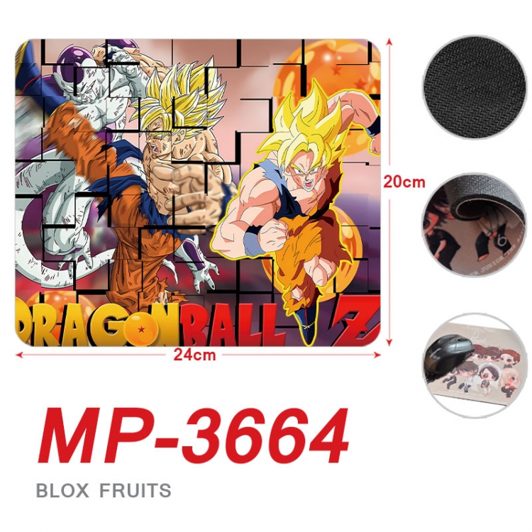 DRAGON BALL Anime Full Color Printing Mouse Pad Unlocked 20X24cm price for 5 pcs