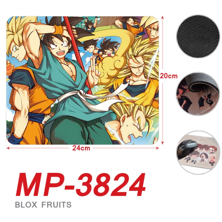 DRAGON BALL Anime Full Color Printing Mouse Pad Unlocked 20X24cm price for 5 pcs