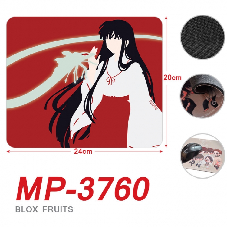 Inuyasha Anime Full Color Printing Mouse Pad Unlocked 20X24cm price for 5 pcs