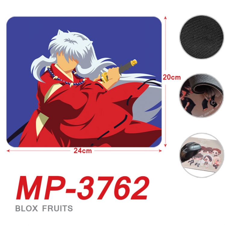 Inuyasha Anime Full Color Printing Mouse Pad Unlocked 20X24cm price for 5 pcs