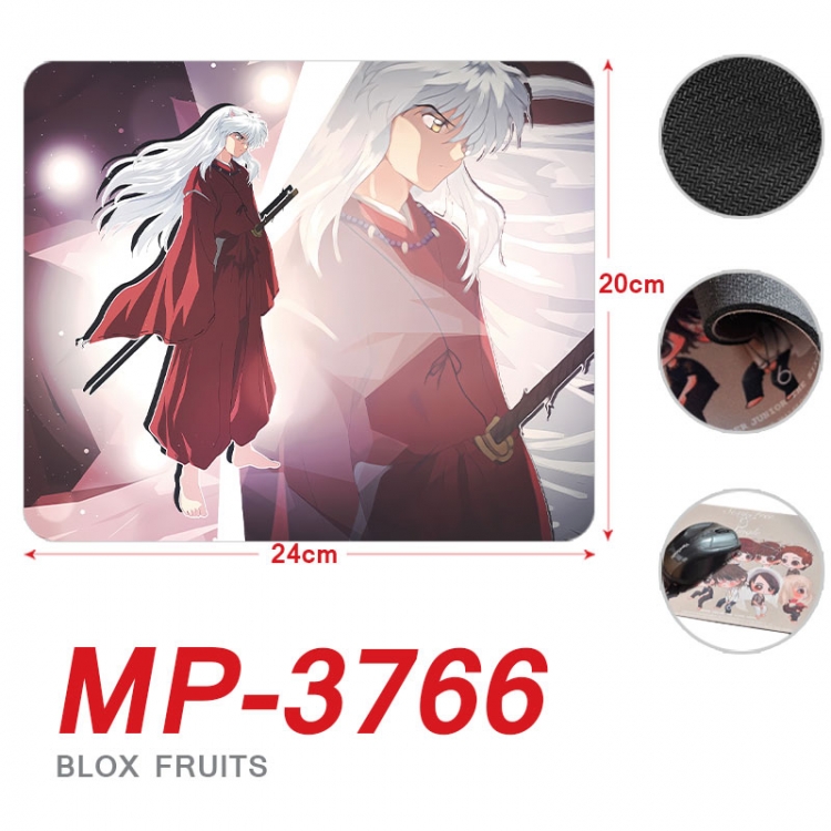 Inuyasha Anime Full Color Printing Mouse Pad Unlocked 20X24cm price for 5 pcs