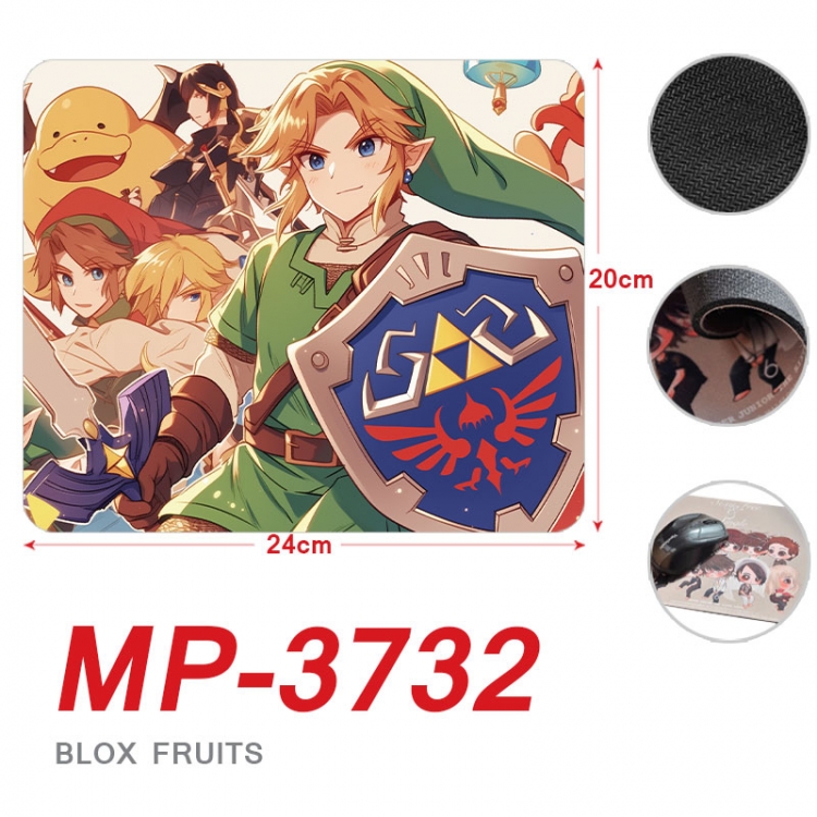 The Legend of Zelda Anime Full Color Printing Mouse Pad Unlocked 20X24cm price for 5 pcs