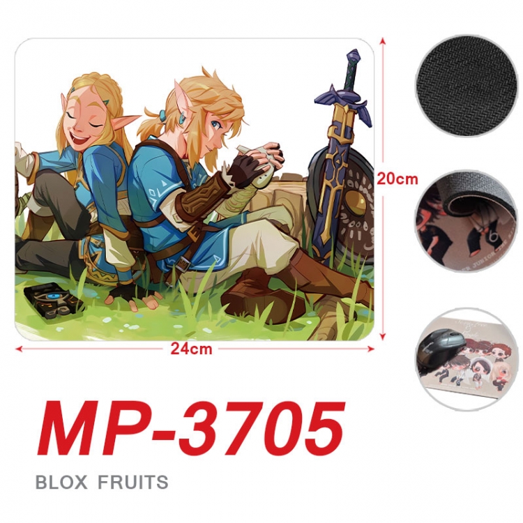 The Legend of Zelda Anime Full Color Printing Mouse Pad Unlocked 20X24cm price for 5 pcs