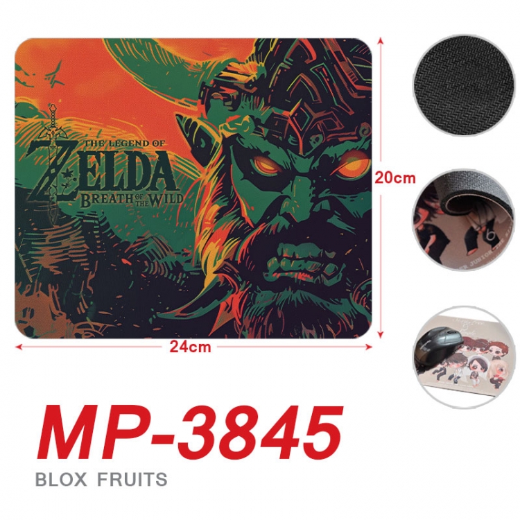 The Legend of Zelda Anime Full Color Printing Mouse Pad Unlocked 20X24cm price for 5 pcs