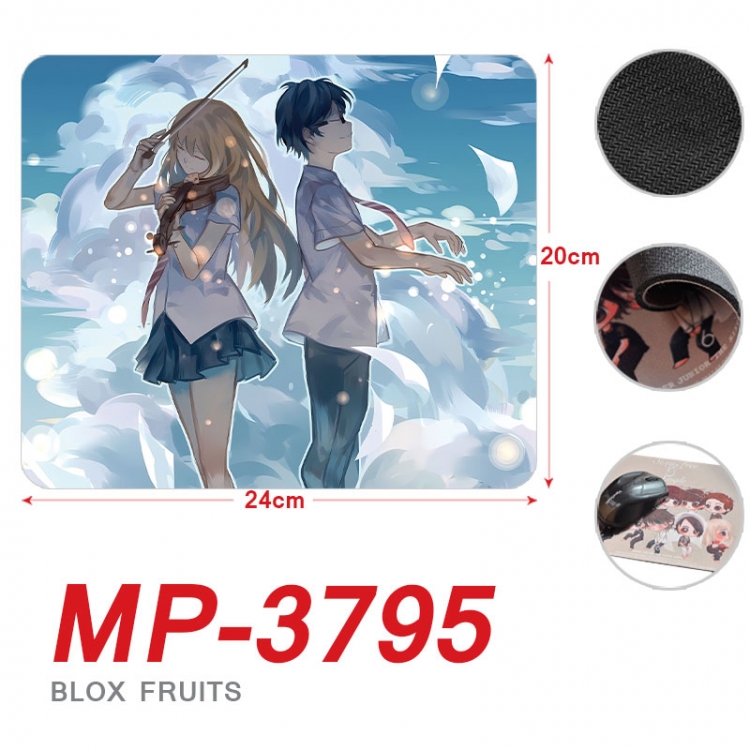 Your Lie in April Anime Full Color Printing Mouse Pad Unlocked 20X24cm price for 5 pcs