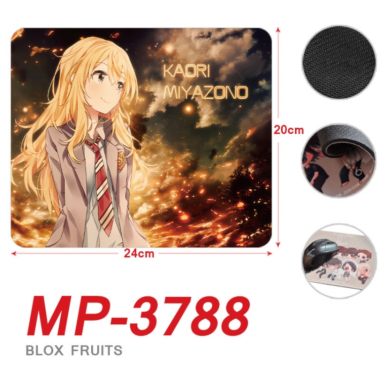 Your Lie in April Anime Full Color Printing Mouse Pad Unlocked 20X24cm price for 5 pcs