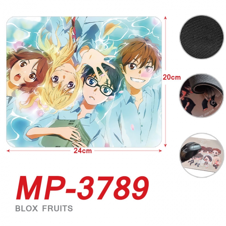 Your Lie in April Anime Full Color Printing Mouse Pad Unlocked 20X24cm price for 5 pcs