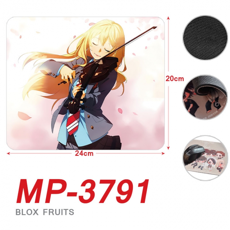 Your Lie in April Anime Full Color Printing Mouse Pad Unlocked 20X24cm price for 5 pcs