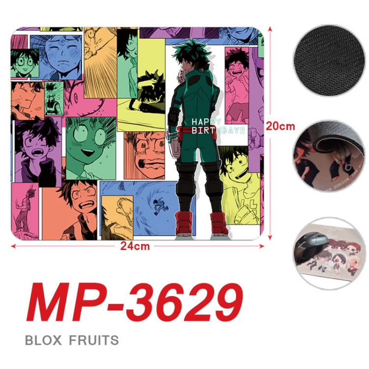 My Hero Academia Anime Full Color Printing Mouse Pad Unlocked 20X24cm price for 5 pcs