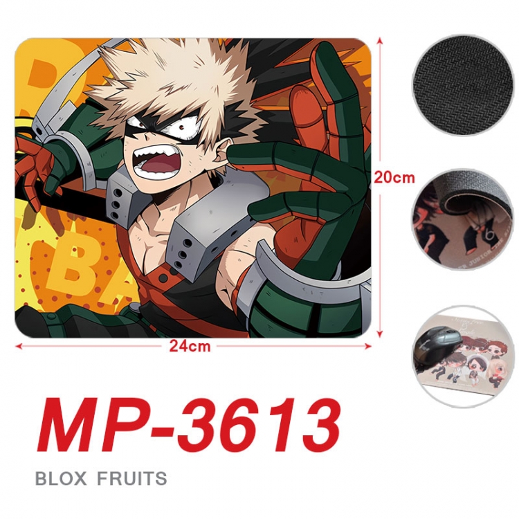 My Hero Academia Anime Full Color Printing Mouse Pad Unlocked 20X24cm price for 5 pcs