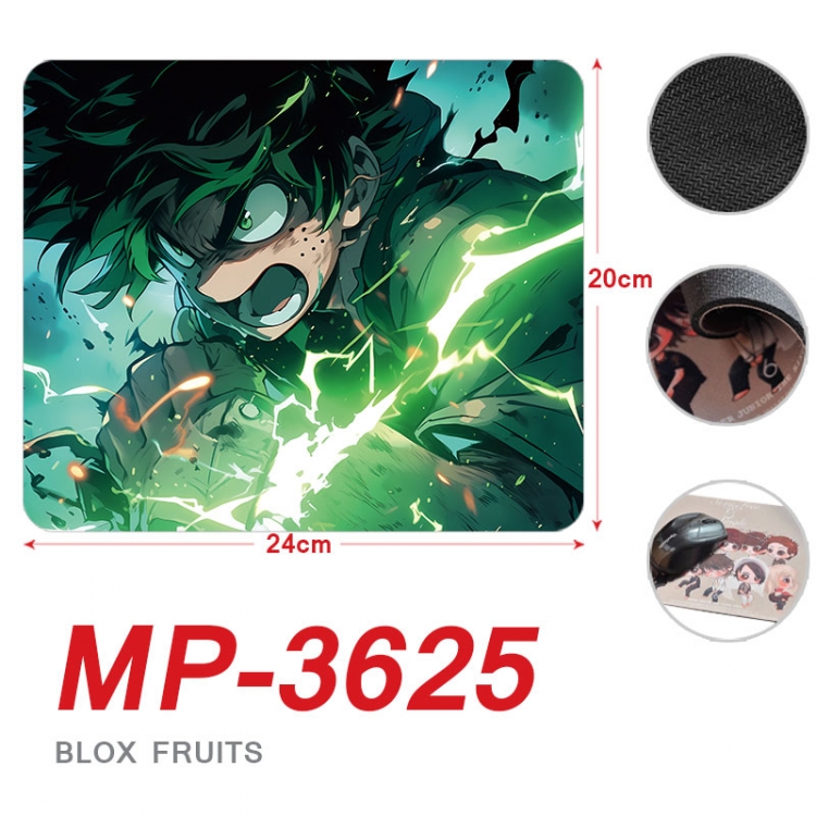 My Hero Academia Anime Full Color Printing Mouse Pad Unlocked 20X24cm price for 5 pcs