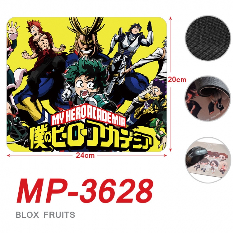 My Hero Academia Anime Full Color Printing Mouse Pad Unlocked 20X24cm price for 5 pcs