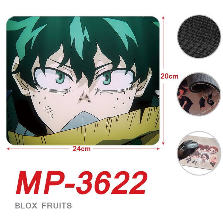 My Hero Academia Anime Full Color Printing Mouse Pad Unlocked 20X24cm price for 5 pcs