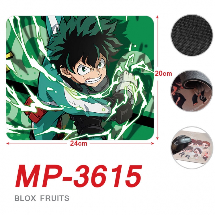 My Hero Academia Anime Full Color Printing Mouse Pad Unlocked 20X24cm price for 5 pcs