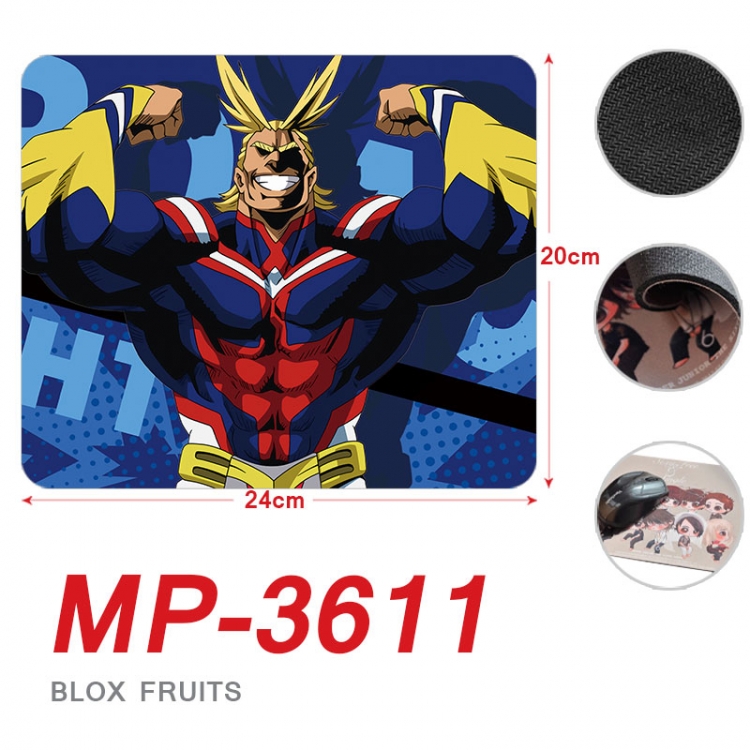 My Hero Academia Anime Full Color Printing Mouse Pad Unlocked 20X24cm price for 5 pcs