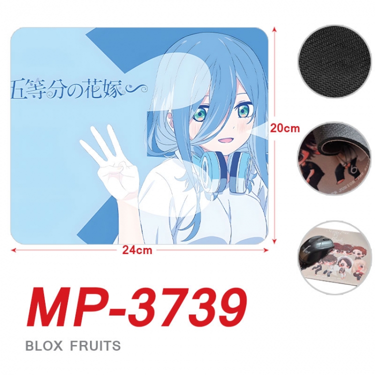 The Quintessential Qunintupiets Frosted Anime Full Color Printing Mouse Pad Unlocked 20X24cm price for 5 pcs