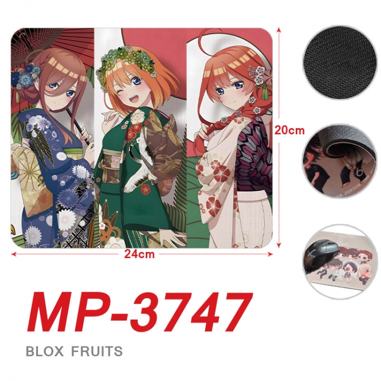 The Quintessential Qunintupiets Frosted Anime Full Color Printing Mouse Pad Unlocked 20X24cm price for 5 pcs