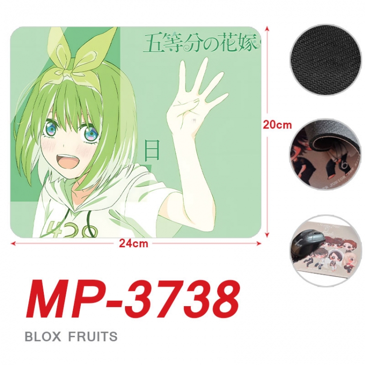 The Quintessential Qunintupiets Frosted Anime Full Color Printing Mouse Pad Unlocked 20X24cm price for 5 pcs