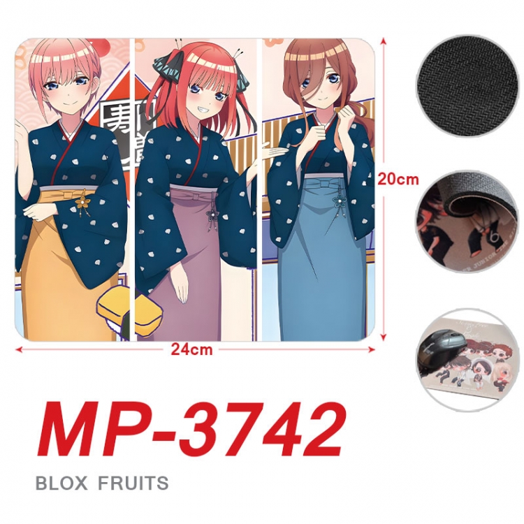 The Quintessential Qunintupiets Frosted Anime Full Color Printing Mouse Pad Unlocked 20X24cm price for 5 pcs