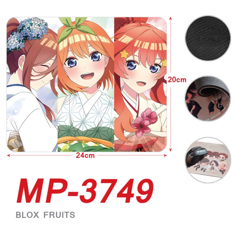 The Quintessential Qunintupiets Frosted Anime Full Color Printing Mouse Pad Unlocked 20X24cm price for 5 pcs