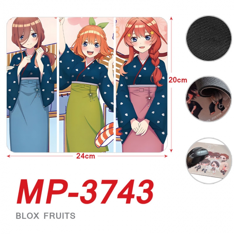 The Quintessential Qunintupiets Frosted Anime Full Color Printing Mouse Pad Unlocked 20X24cm price for 5 pcs