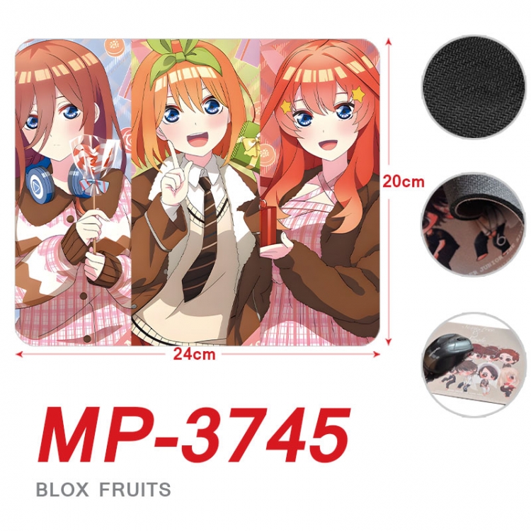 The Quintessential Qunintupiets Frosted Anime Full Color Printing Mouse Pad Unlocked 20X24cm price for 5 pcs