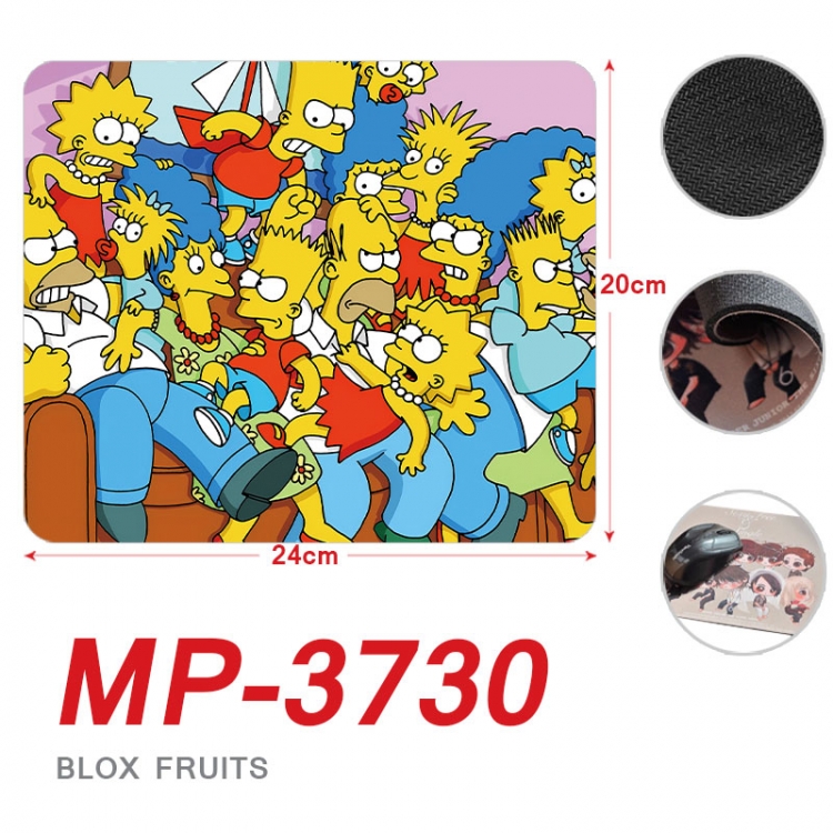 The Simpsons Anime Full Color Printing Mouse Pad Unlocked 20X24cm price for 5 pcs