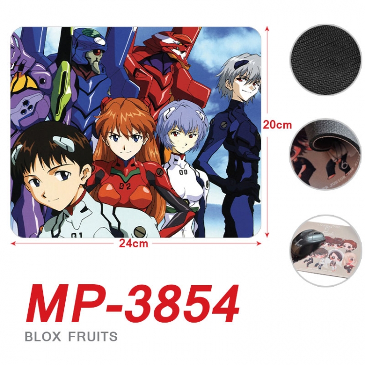 EVA Anime Full Color Printing Mouse Pad Unlocked 20X24cm price for 5 pcs