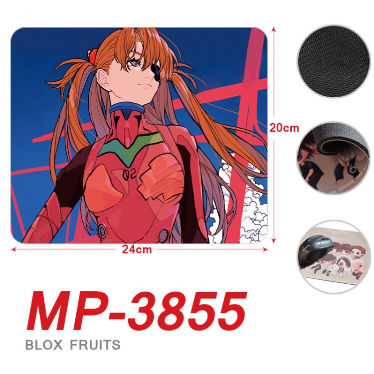 EVA Anime Full Color Printing Mouse Pad Unlocked 20X24cm price for 5 pcs