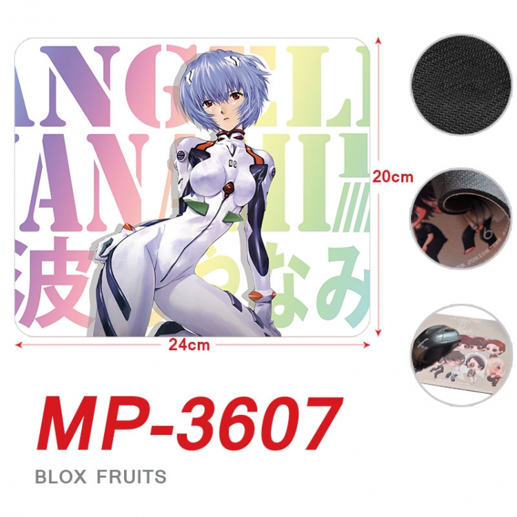 EVA Anime Full Color Printing Mouse Pad Unlocked 20X24cm price for 5 pcs