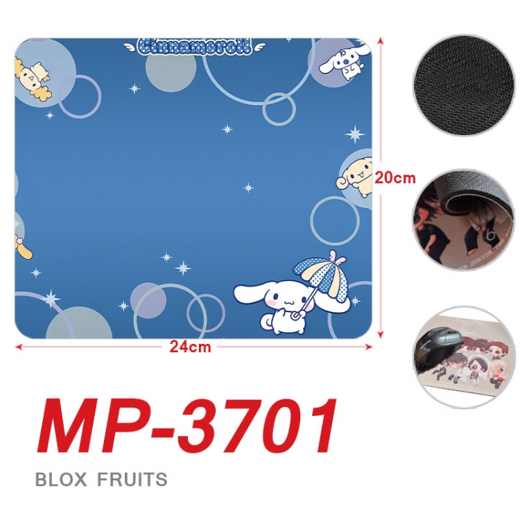 Cinnamoroll Anime Full Color Printing Mouse Pad Unlocked 20X24cm price for 5 pcs