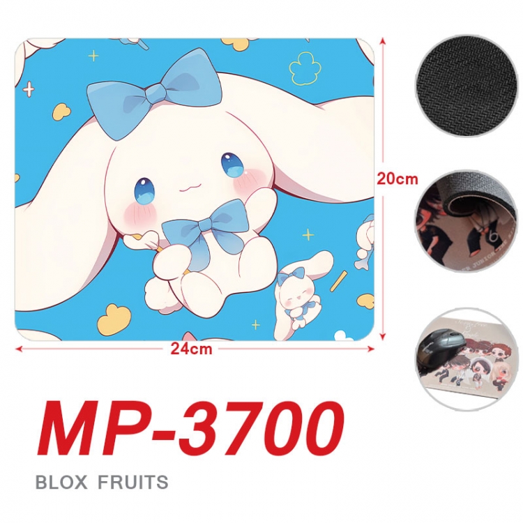 Cinnamoroll Anime Full Color Printing Mouse Pad Unlocked 20X24cm price for 5 pcs