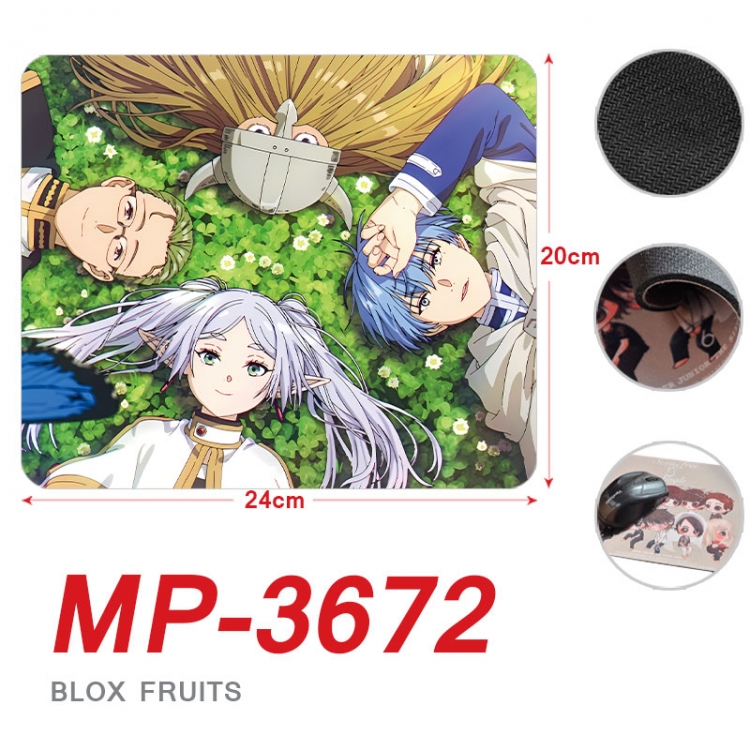 Frieren: Beyond Journey's End Anime Full Color Printing Mouse Pad Unlocked 20X24cm price for 5 pcs