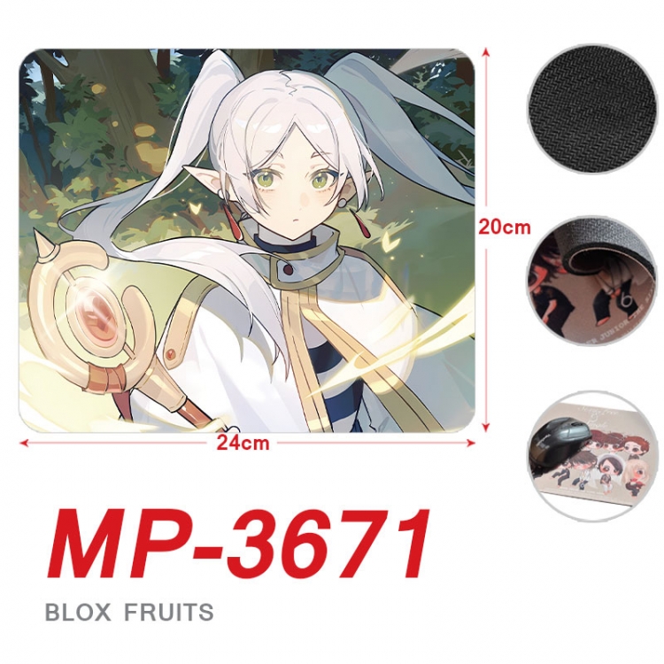 Frieren: Beyond Journey's End Anime Full Color Printing Mouse Pad Unlocked 20X24cm price for 5 pcs