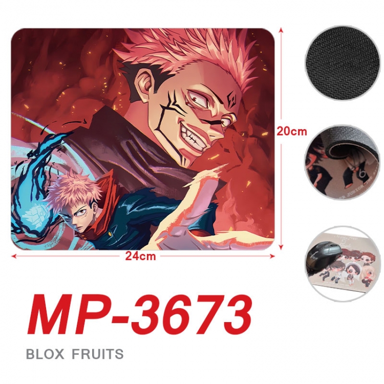 Jujutsu Kaisen Anime Full Color Printing Mouse Pad Unlocked 20X24cm price for 5 pcs